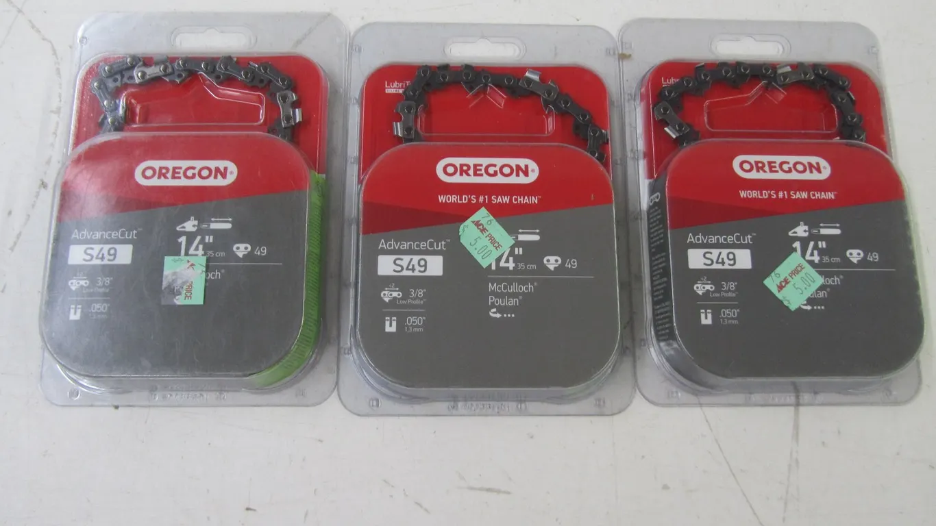 (3) Oregon s49 14" Chainsaw Chain