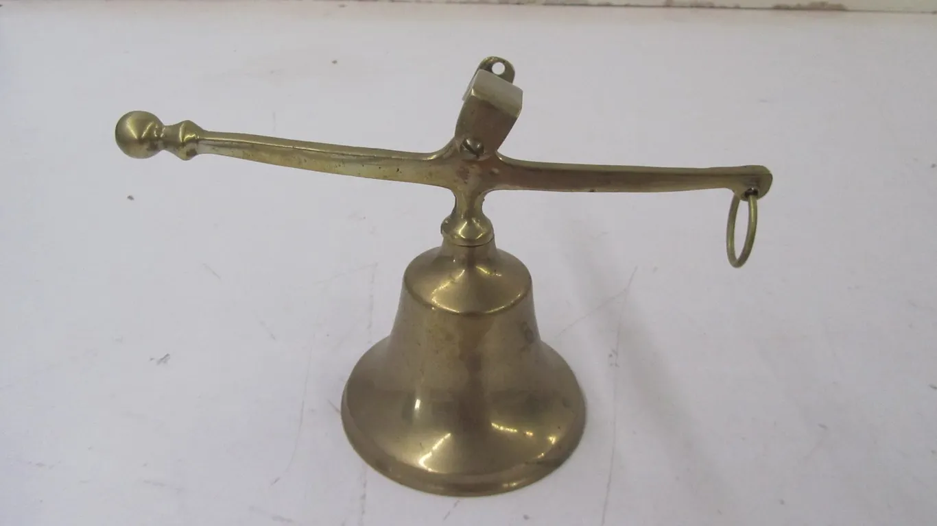 Wall Mount Brass Dinner Bell