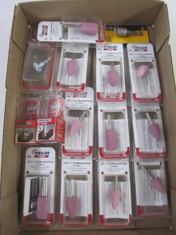 Lot Of Weiler Mounted Point Bits