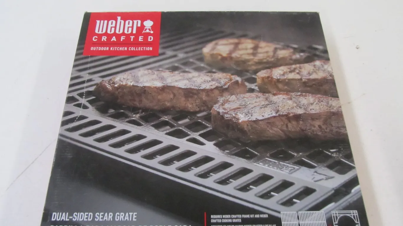 (2) Weber Crafted Dual-Sided Sear Grates