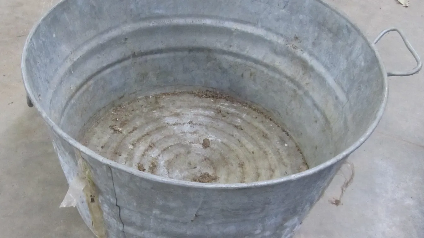 Galvanized Wash Tub