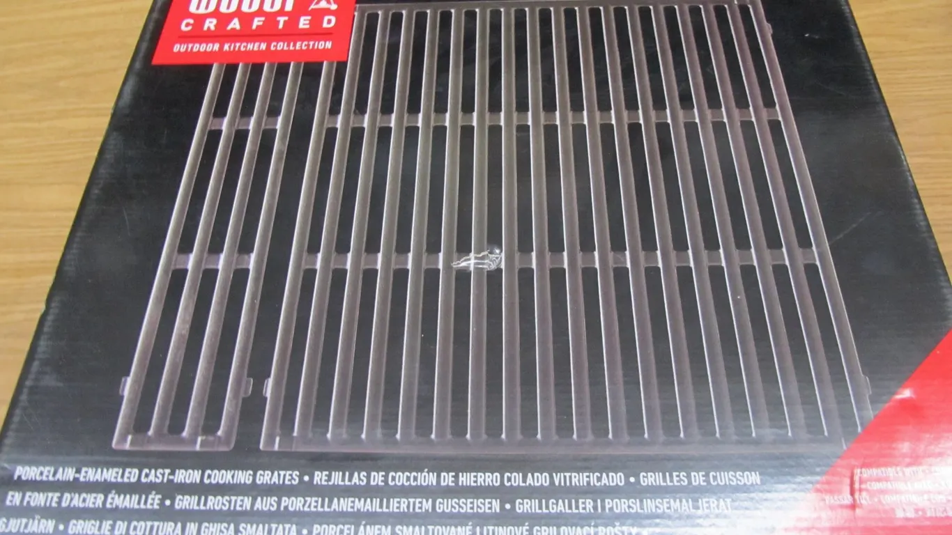 (2) Weber Crafted Porcelain-Enameled Cast-Iron Cooking Grate Sets