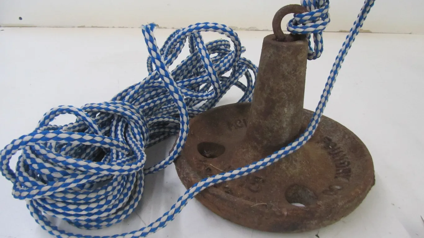 Acme No. 15 Boat Anchor w/Rope