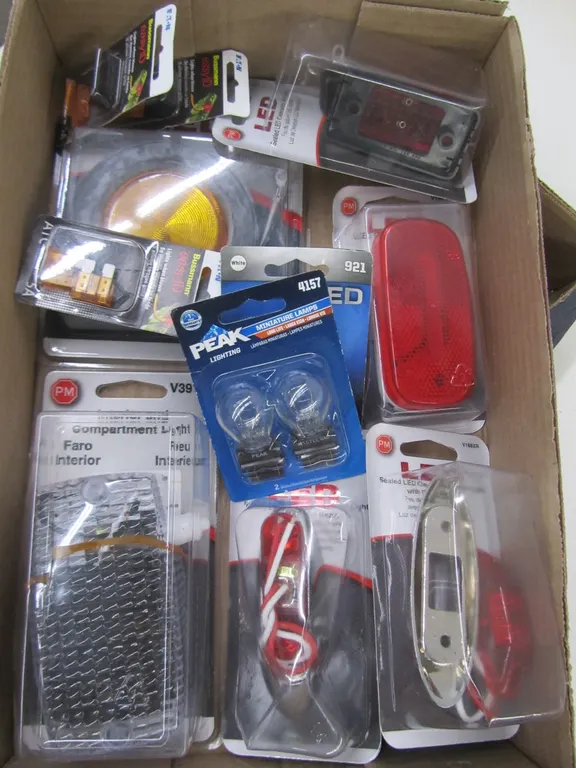 Lot Of Auto And Trailer Lights