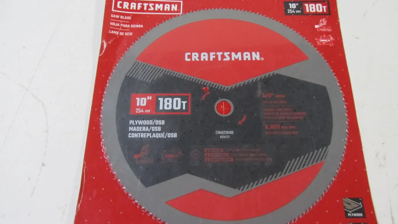 Craftsman 10" Plywood Saw Blade