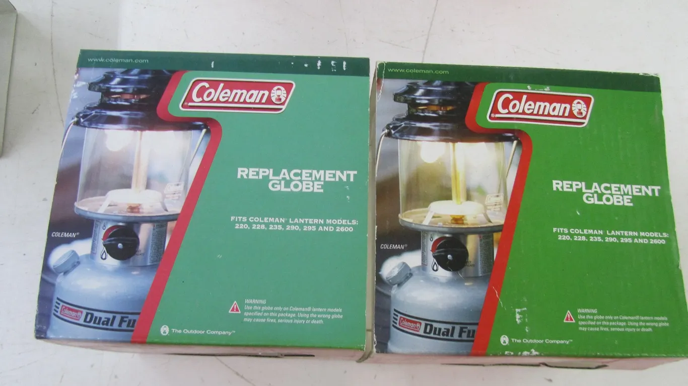 (2) Coleman Replacement Globes