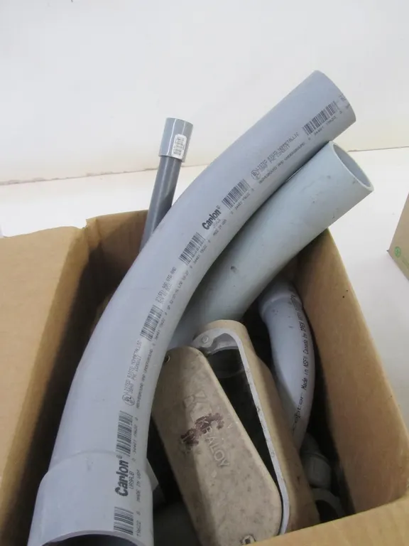Power Strip And Assorted PVC Pipe