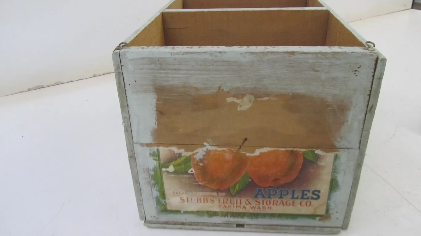 Painted Wood Crate
