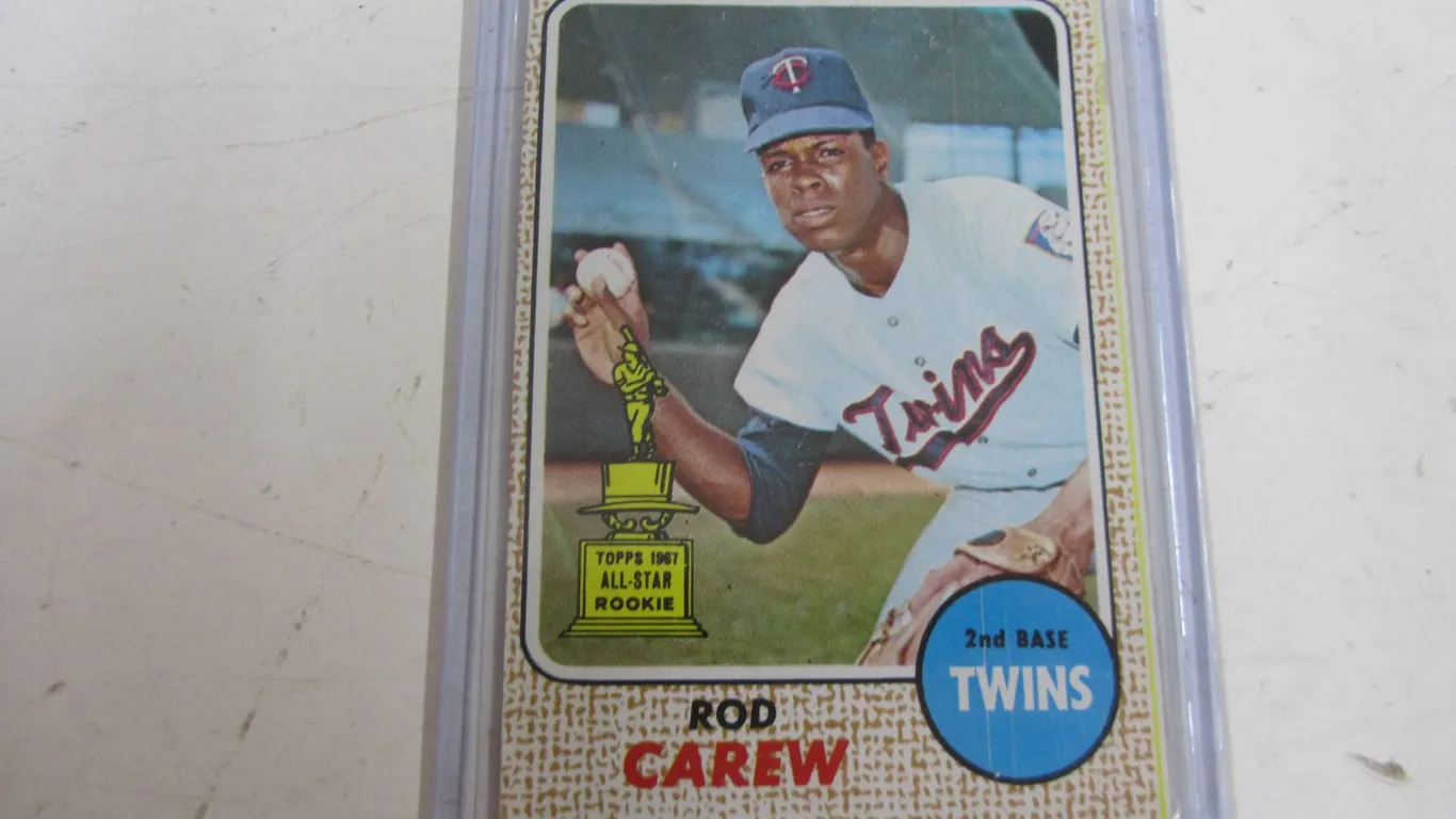 Topps 1967 All-Star Rookie Rod Carew Card