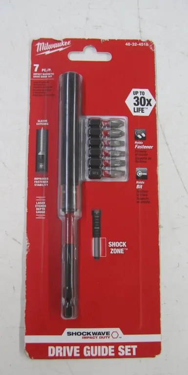 Milwaukee 7pc Drive Guide Set