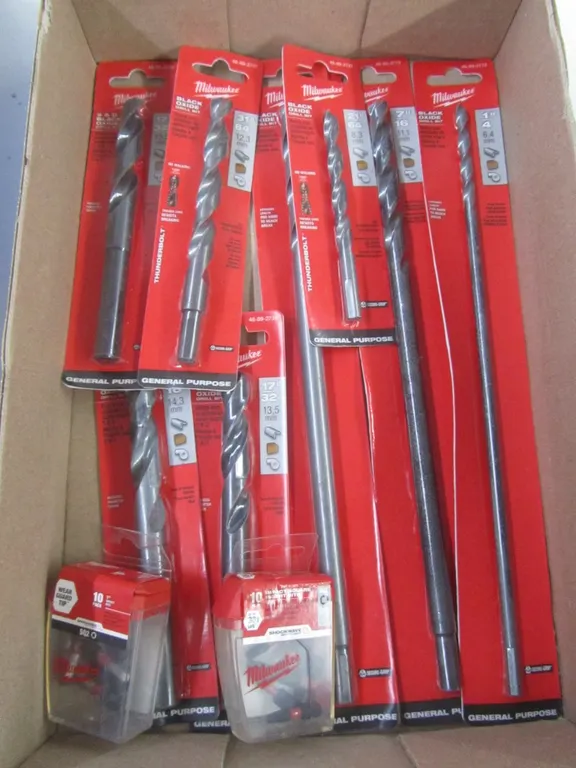 Lot Of Assorted Milwaukee Drill Bits
