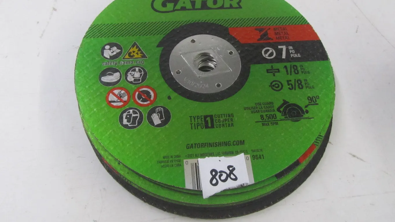 (7) 7" Cut-Off Wheels