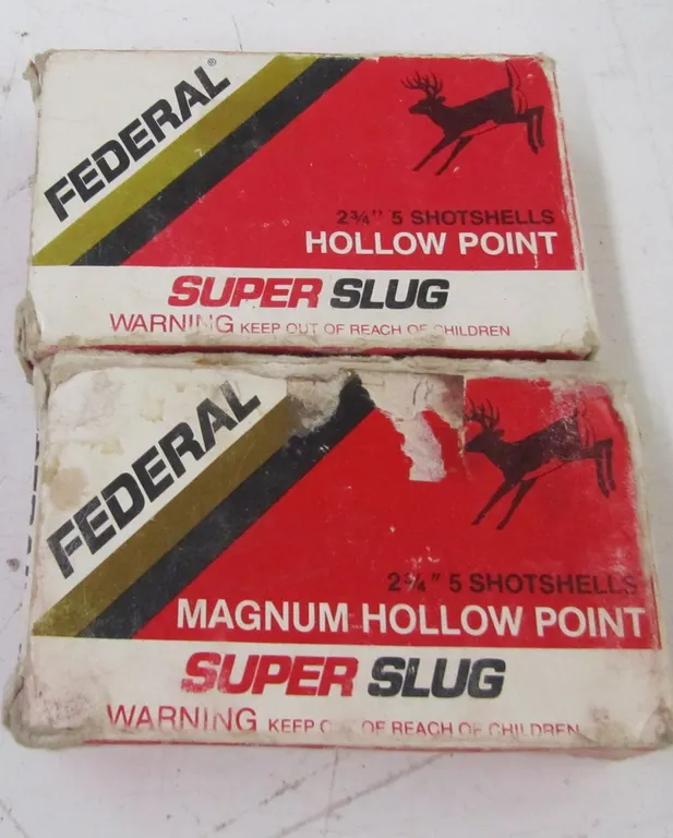 (10) 12ga 2-3/4" HP Slugs