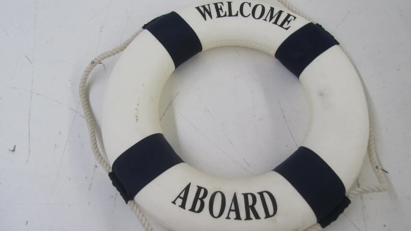 "Welcome Aboard" Wall Hanging
