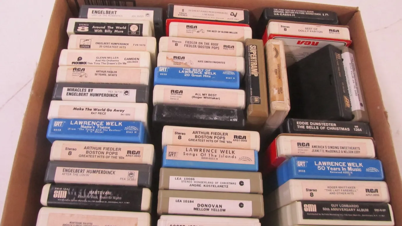 (36) Assorted 8-Track Tapes