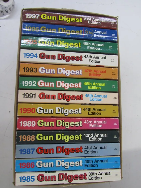 (13) Assorted Gun Digest Catalogs