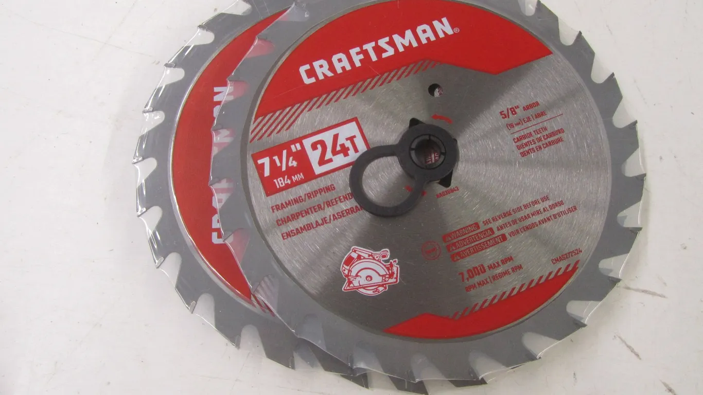 (5) Craftsman 7-1/4" Saw Blades