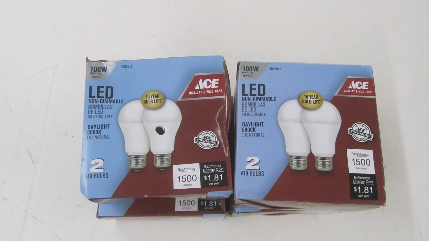 (8) ACE Daylight LED Light Bulbs