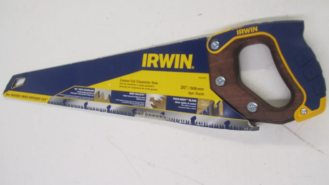 Irwin 20" Course Carpenter Saw