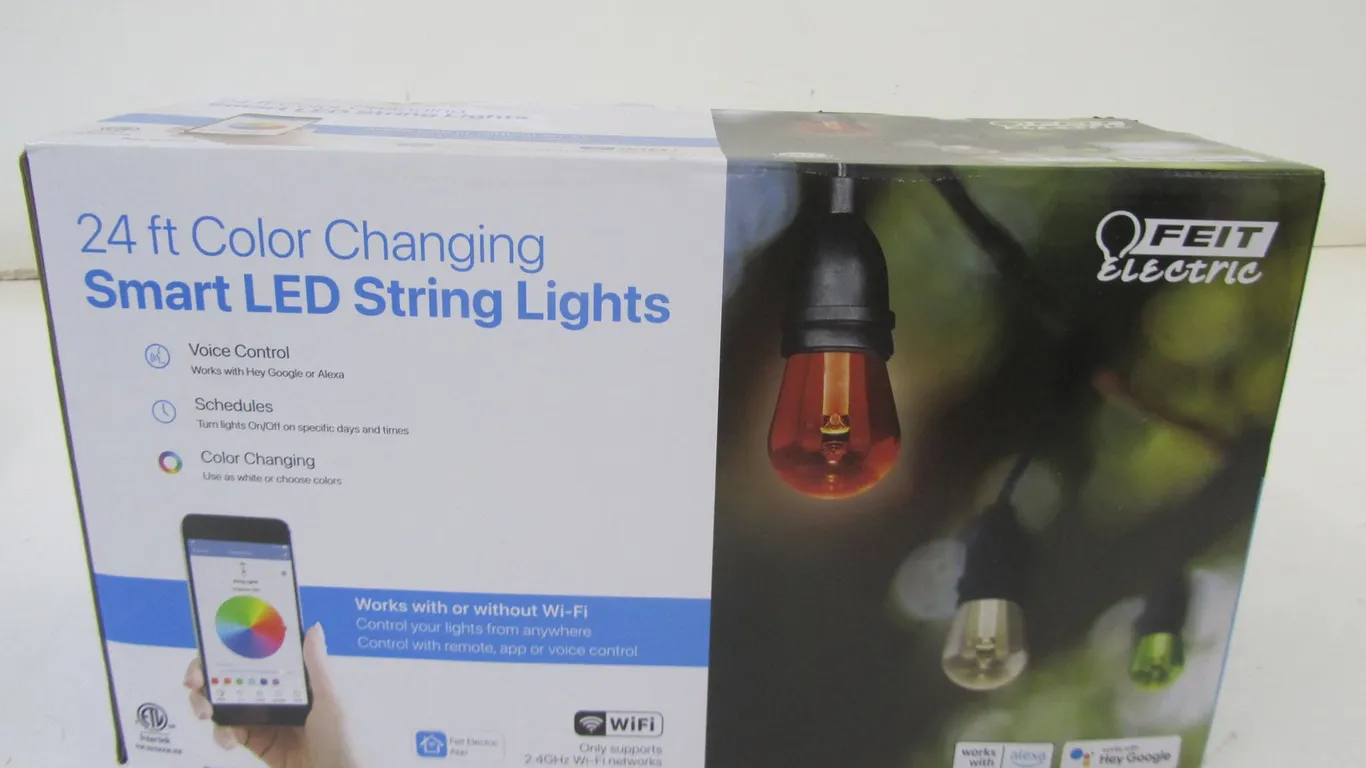 Feit 24ft Color Changing Smart LED String Lights
