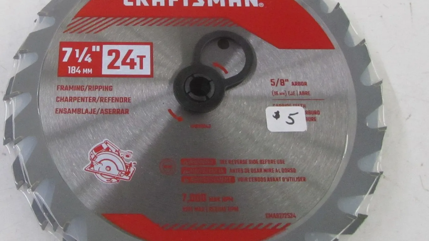 (4) Craftsman 7-1/4" Saw Blades