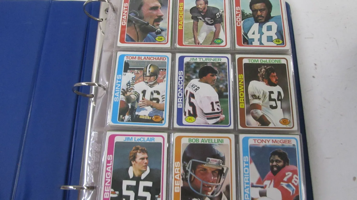 Binder Full Of Assorted Football Cards
