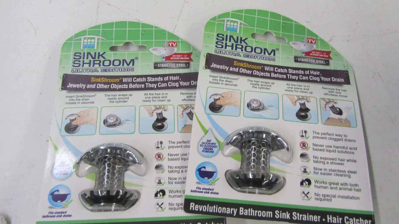 (2) Sink Shroom Sink Strainers