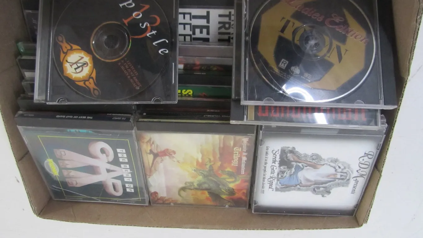 Flat Of Assorted CDs