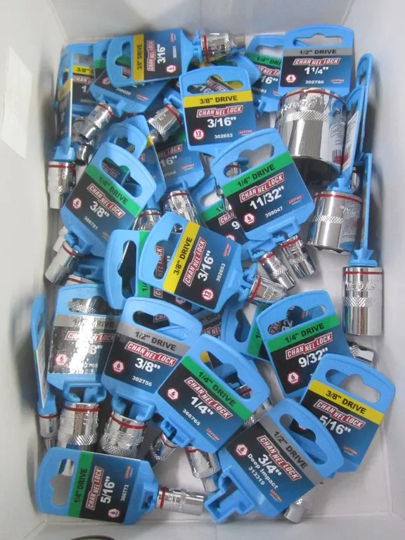 Lot Of New Channel Lock Sockets