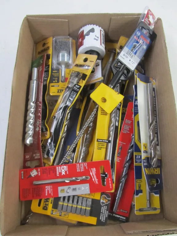 Large Lot Of Assorted Drill Bits