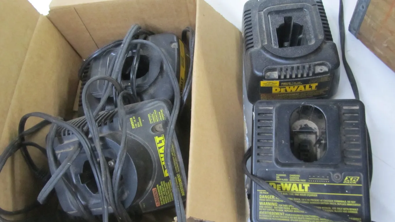 (4) DeWalt Battery Chargers