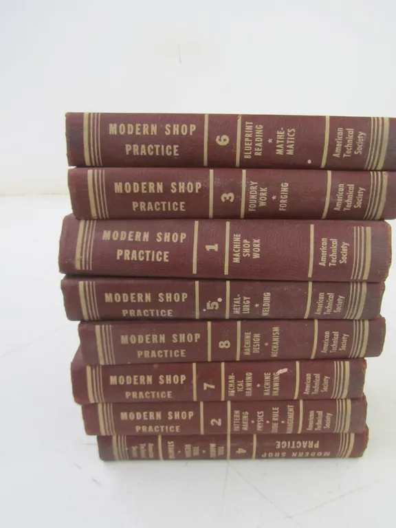 Modern Shop Practice Books Volumes 1-8