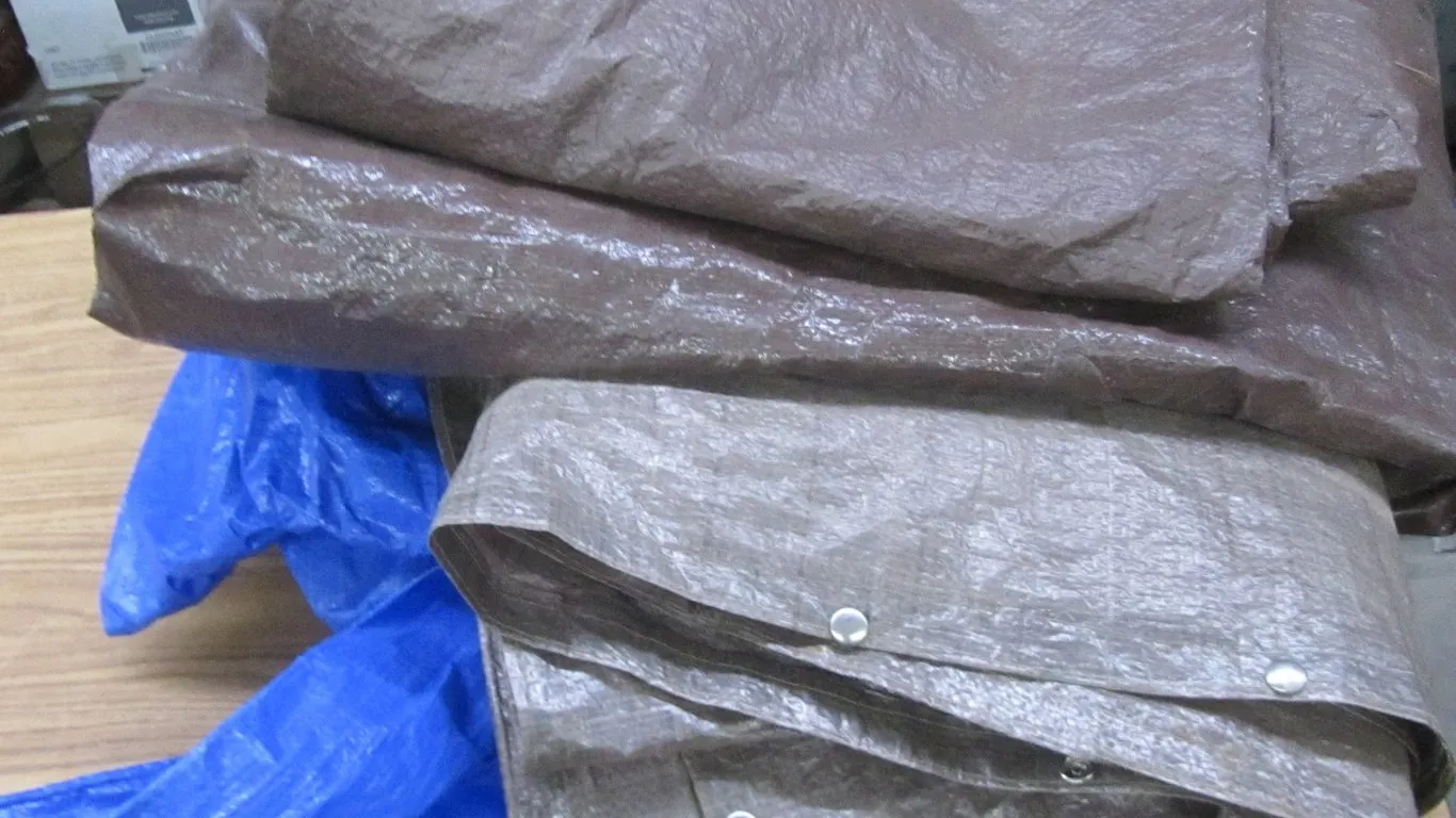 (4) Assorted Tarps