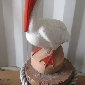 Cement Pelican And Dock Post Statue