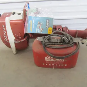 Johnson Sea-Horse 5-1/2 HP Outboard Motor w/Gas Tank