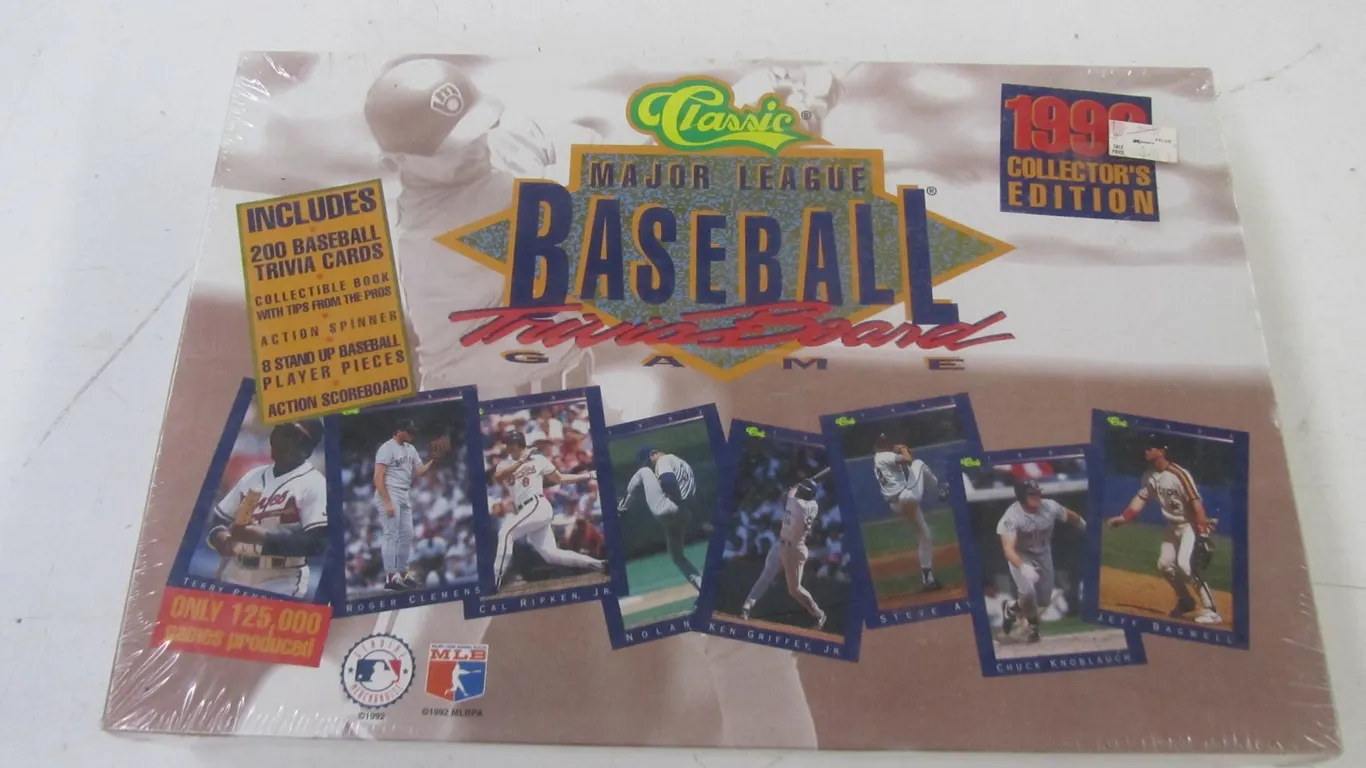 1992 Classic Collector's Edition MLB Trivia Board Game