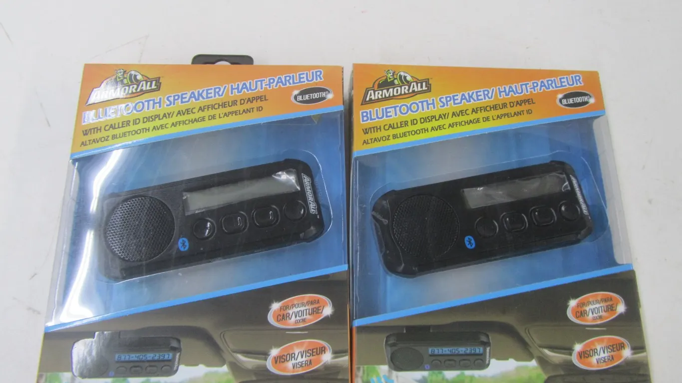 (2) ArmorAll Bluetooth Speakers