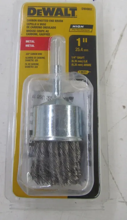 DeWalt 1" Carbon Knotted End Brush