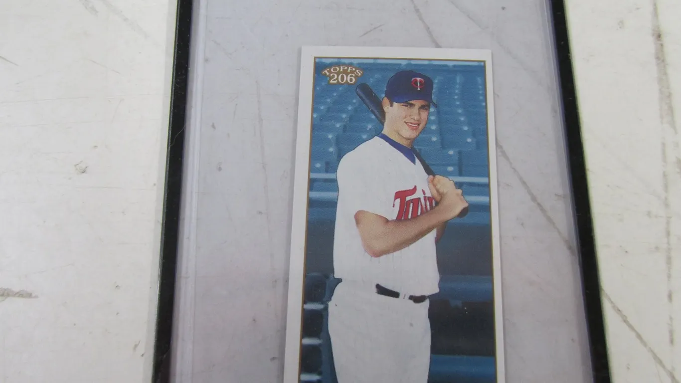2002 Topps Polar Bear Joe Mauer Rookie Card