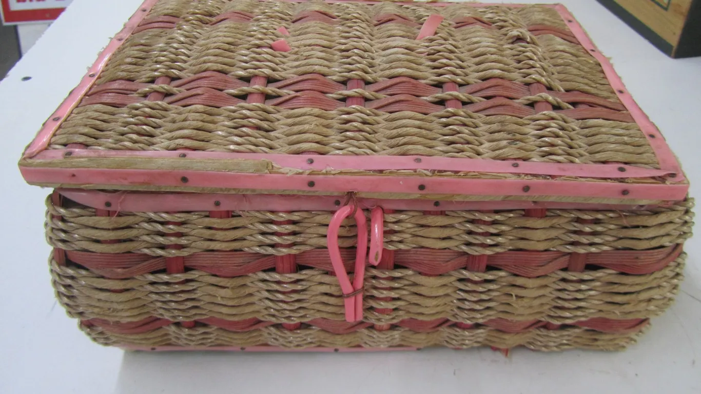 Sewing Box w/Assorted Sewing Supplies