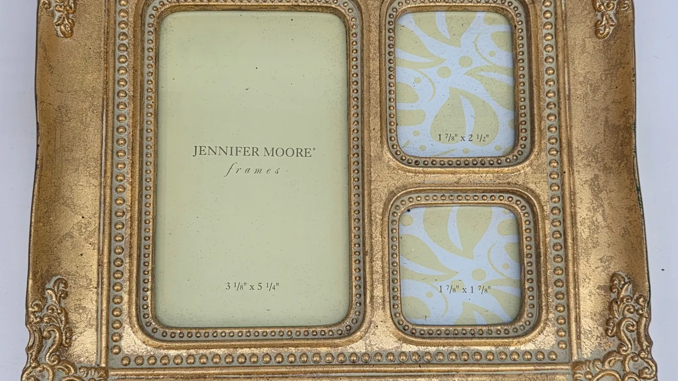 Beautiful Gold Painted Picture Frame