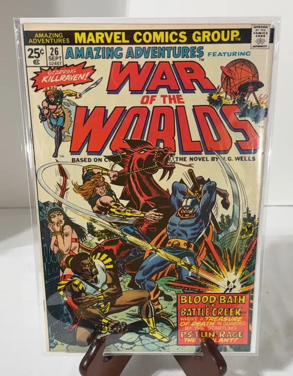 Vintage copy of Amazing Adventures #26 published by Marvel Comics in September 1974