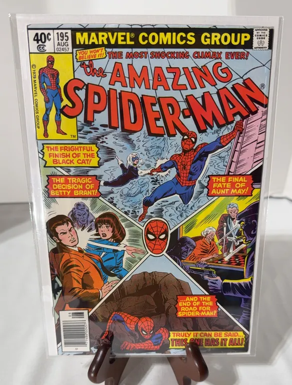 Vintage copy of The Amazing Spider-Man #195