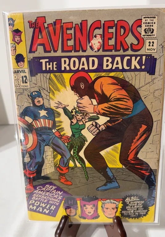 Avengers #22 w/ the second appearance of Erik Josten as Power Man.