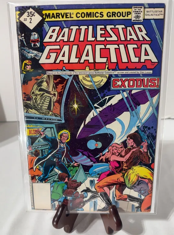 Issue #2 of the vintage Battlestar Galactica comic book