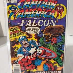 Captain America #212,  featuring Captain America and the Red Skull