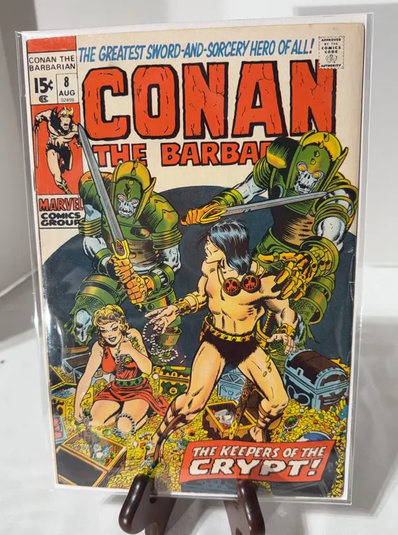 Vintage copy of Conan the Barbarian #8,