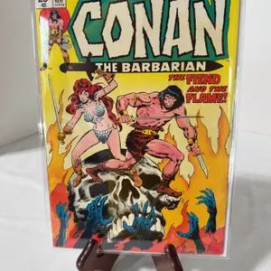 Vintage copy of Conan the Barbarian #44, with art by John Buscema