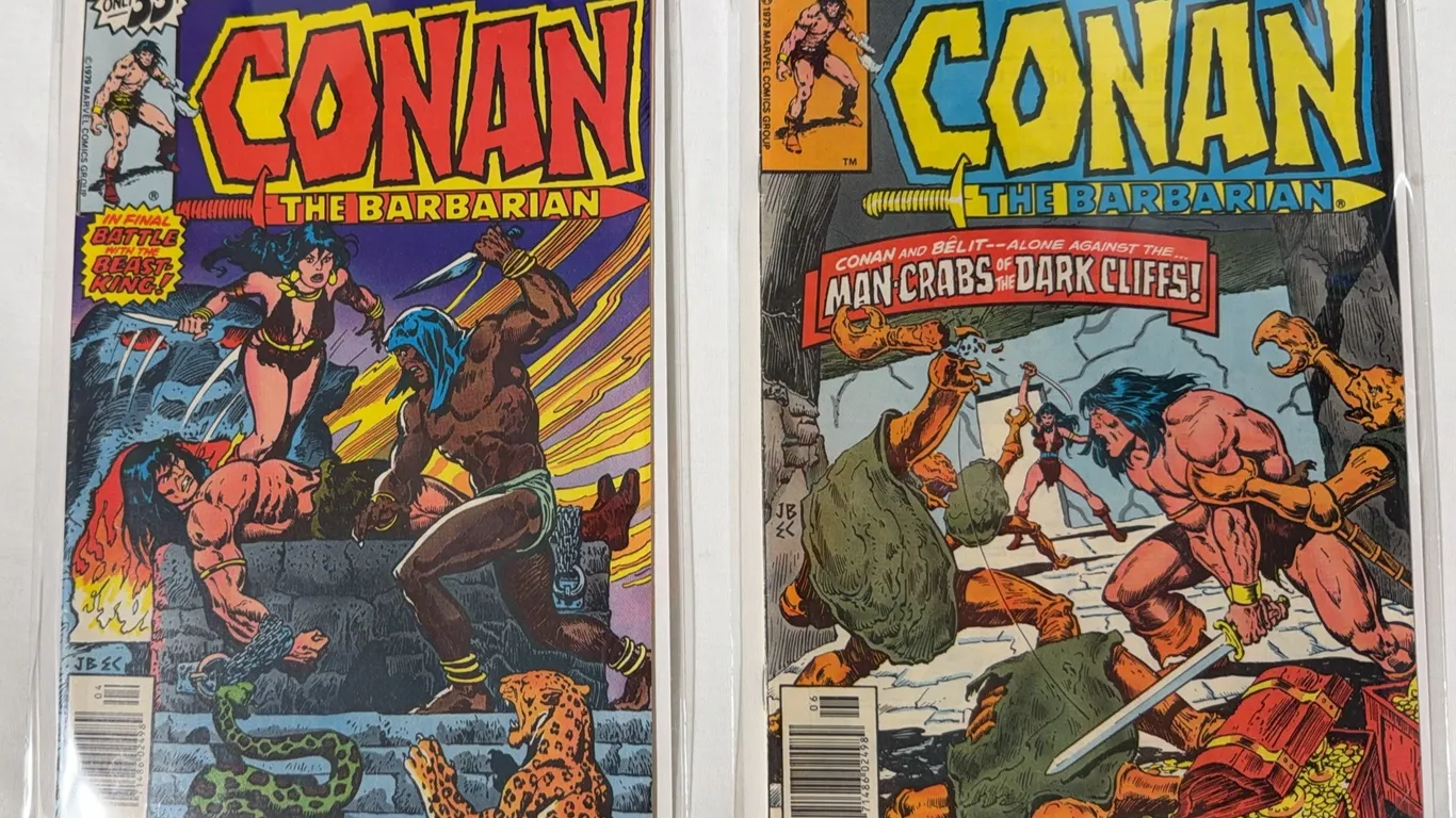 2 vintage Conan the Barbarian series, #97 and #99