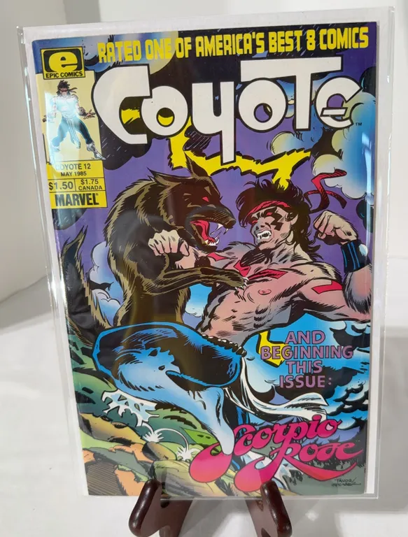 Coyote #12 Features early interior artwork by renowned comic artist Todd McFarlane